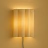 Wall Lamp with Fabric Shade and Aged Gold Structure - Treya image 7
