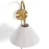 Vintage Gold Wall Lamp with Plug and Switch - Boly image 7