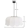 Pendant lamp Beige linen – Natural and timeless style – Deral image 7