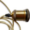 Pendant Lamp Cable in Aged Gold with Adjustable Height - Berrey image 7