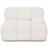 Modular Left Corner Sofa - Upholstered In White Bouclé Fabric - Bianca image 7