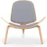 Designer armchair - Scandinavian armchair - Fabric upholstery - Lucy image 7
