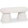 Modern Style Bench Upholstered In Bouclé Fabric - Kurt image 7