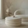 Modern Ottoman With Storage Upholstered In Bouclé Fabric Multifunctional As Coffee Table - Dass image 7