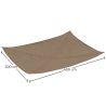 Coconut fiber awning 3x4M - 100 % Natural shade sail image 7