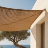 Coconut fiber awning 5x5M - 100 % Natural shade sail image 7