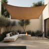 Coconut fiber awning 5x5M - 100 % Natural shade sail image 7