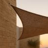 Coconut fiber awning 4x4x4M - 100 % Natural shade sail image 7