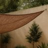 Coconut fiber awning 4x4x4M - 100 % Natural shade sail image 7