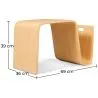 Side Table - Design Magazine Rack - Wood - Audrey image 7