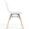 Dining chair with natural wood legs – Modern style and functionality - Broly image 7