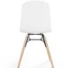 Dining chair with natural wood legs – Modern style and functionality - Broly image 7