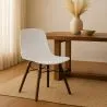 Dining chair with dark wood legs – Modern style and functionality - Broly image 7