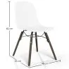Dining chair with dark wood legs – Modern style and functionality - Broly image 7