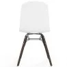 Dining chair with dark wood legs – Modern style and functionality - Broly image 7