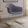 Rocking Chair Modern Fabric Upholstered – Nordic Style - Nordika image 7