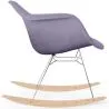 Rocking Chair Modern Fabric Upholstered – Nordic Style - Nordika image 7