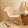 Rocking Chair Bouclé with Arms – Scandinavian Design with Steel and Wood - Nordika image 7