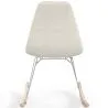 Rocking Chair  Minimalist Bouclé – Nordic Style with Wood and Steel Base - Skögur image 7