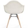 Chair with arms - Upholstered bouclé - Scandinavian - Dining room, office or waiting room - Nordika image 7