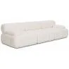 Modular Sofa Upholstered in Bouclé Fabric - 3/4 Seater - Bianca image 7
