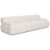 Modular Sofa Upholstered in Bouclé Fabric - 3/4 Seater - Bianca image 7