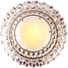 Buy Floor Lamp - Living Room Lamp with Crystal Buttons - Savoni Transparent 53532 home delivery