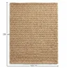 Rug Natural Coir Fiber 230x160 cm – Indoor & Outdoor Use – Mahou image 7
