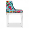 Buy Dining Chair - Transparent Legs - Patterned Design - Mademoiselle Transparent 54118 at Privatefloor