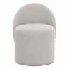 Stool Low Round – Upholstered Seat with Backrest – Yaby image 7