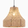 Pendant Light Natural Rope and Metal – Boho Style – Handcrafted Design – Lorena image 7