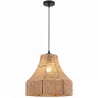 Pendant Light Natural Rope and Metal – Boho Style – Handcrafted Design – Lorena image 7