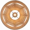 Pendant Light Natural Rope and Metal – Boho Style – Handcrafted Design – Lorena image 7