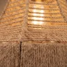 Pendant Light Natural Rope and Metal – Boho Style – Handcrafted Design – Lorena image 7