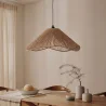 Pendant Lamp Natural Rope Boho Style – Handcrafted Natural Fiber Lampshade - Lunah image 7