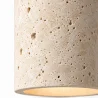 Ceiling Light Pendant Wood & Travertine - Élodie  image 7