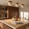 Ceiling Light – Flush Mount – Wood & Travertine – Léonie image 7