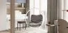 Designer hanging armchair - Faux leather upholstery - Popi image 7