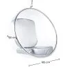 Designer hanging armchair - Faux leather upholstery - Popi image 7