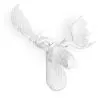 Wall Decoration - White Moose Head - Uka image 7