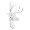 Buy Wall Decoration - White Deer Head - Uka White 55737 - prices