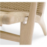 Buy Wooden Lounge Chair - Boho Bali Design - Birma Natural wood 57153 in the United Kingdom