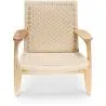 Wood and Rope Armchair - Boho Bali Handcrafted Design - Birma image 7
