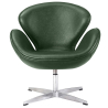 Buy Armchair with Armrests - Upholstered in Faux Leather - Svin Green 13663 - in the UK
