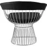 Dining Chair with Armrests - Leatherette and Metal - Barrel image 7