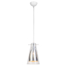 Buy Ceiling Lamp - Pendant Lamp - Steel and Glass - Apolo Steel 58222 - prices