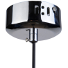 Buy Ceiling Lamp - Pendant Lamp - Chrome Metal - Medium - Blake Grey transparent 58227 in the United Kingdom