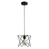Buy Ceiling Lamp - Industrial Design Pendant Lamp - Bon Black 58230 - in the UK