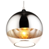 Buy  Globe Design Ceiling Lamp - Chrome Metal Pendant Lamp - 40cm - Speculum Silver 58258 at Privatefloor