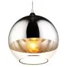  Globe Design Ceiling Lamp - Chrome Metal Pendant Lamp - 40cm - Speculum image 7